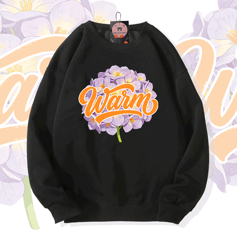 WAIM Modakawa Sweatshirt mit Blumenmuster - Black - 5XL - image 3