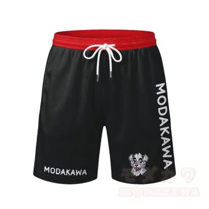 MODAKAWA X atka Tiger Graphic Herren-Sport-T-Shirt mit Kordelzug und passender Shorts - Rote Shorts - 5XL - image 7