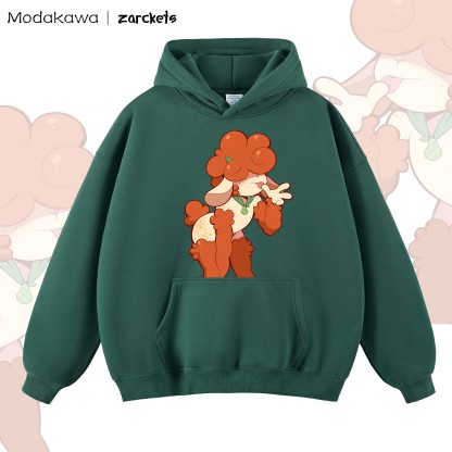 MODAKAWA x zarckets Cartoon Print Collaboration Hoodie - Grün - 2XL - image 10
