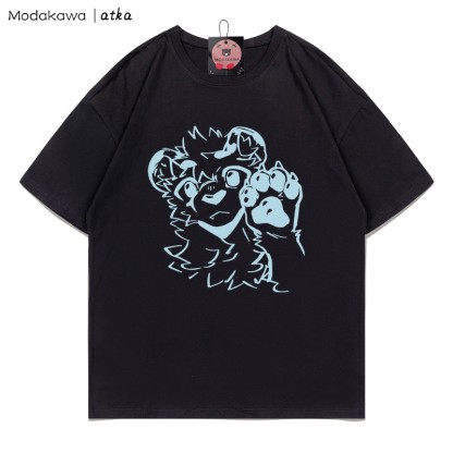 MODAKAWA X atka Tiger Paw Wave Grafik T-Shirt - Black - 5XL - image 3