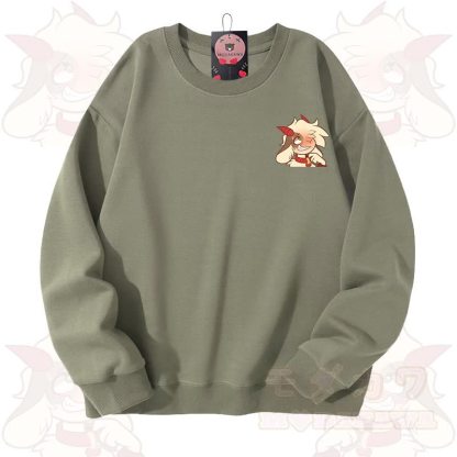 MODAKAWA X zarckets Schaf-Grafik Unisex-Sweatshirt - Grün - 3XL - image 8