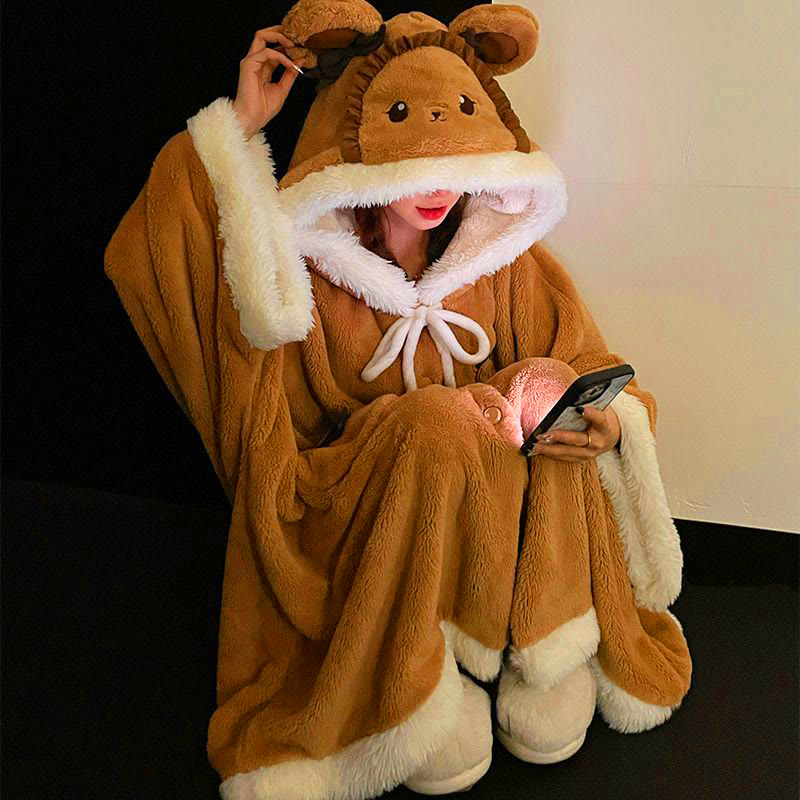 Plüschtier-Kapuzenumhang - image 5