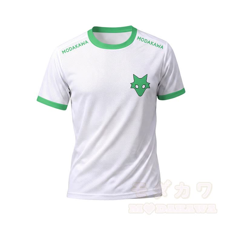 MODAKAWA X TiramisuRat Herren-Sport-T-Shirt mit Mausgesicht-Grafik und passender Shorts mit Kordelzug - Weißes Oberteil - 5XL - image 6