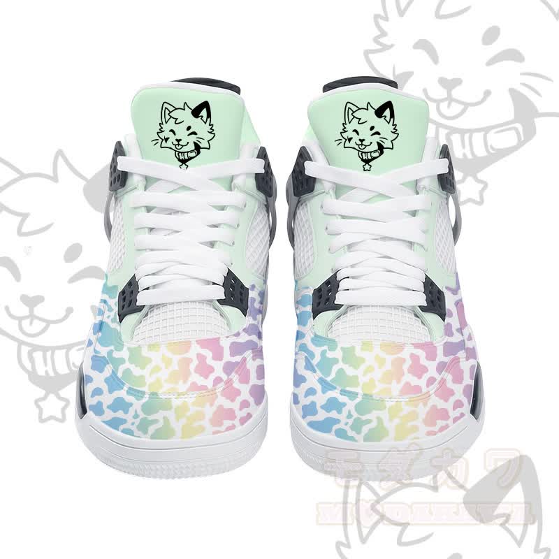 MODAKAWA X popipeko Kitty Gradient Camo Graphic Schnürschuhe mit Luftpolsterung - image 7