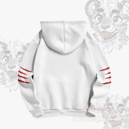 MODAKAWA X atka Pullover-Hoodie mit frechem Tigergesicht-Grafikprint - image 6