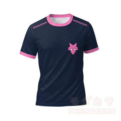MODAKAWA X TiramisuRat Herren-Sport-T-Shirt mit Mausgesicht-Grafik und passender Shorts mit Kordelzug - Rosa Top - 5XL - image 4