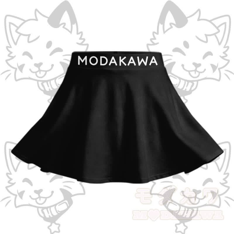 MODAKAWA X popipeko Kitty Graphic Crop Tank Sport Top Skirt Matching Outfit - Schwarzer Rock - 2XL - image 11