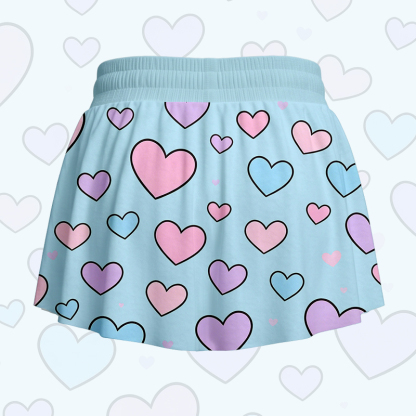 Kitty Heart Graphic Modakawa Pocket Skort - image 5