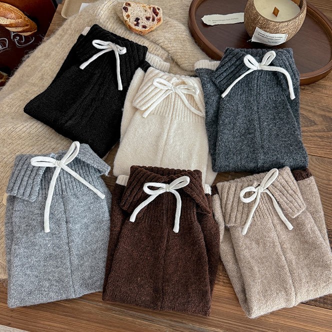 Süße Schleifenstricksocken - image 5