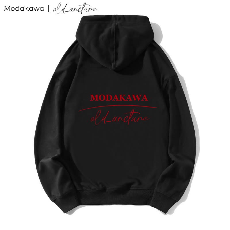 MODAKAWA X old_arcture LOST IN MIND Lockerer Modakawa-Hoodie mit Rosenritter-Print - image 4