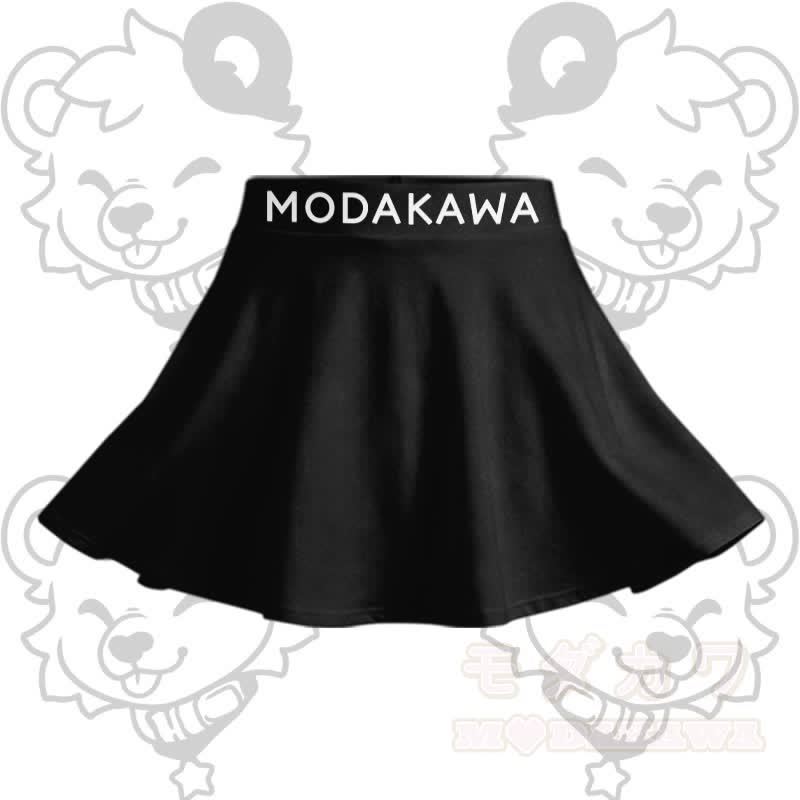 MODAKAWA X popipeko Bären-Grafik Crop Tanktop Sport Top Rock passendes Outfit - Schwarzer Rock - 2XL - image 11