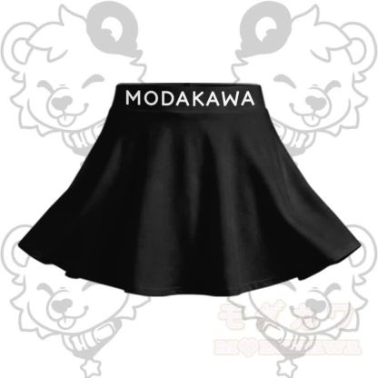 MODAKAWA X popipeko Bären-Grafik Crop Tanktop Sport Top Rock passendes Outfit - Schwarzer Rock - 2XL - image 11