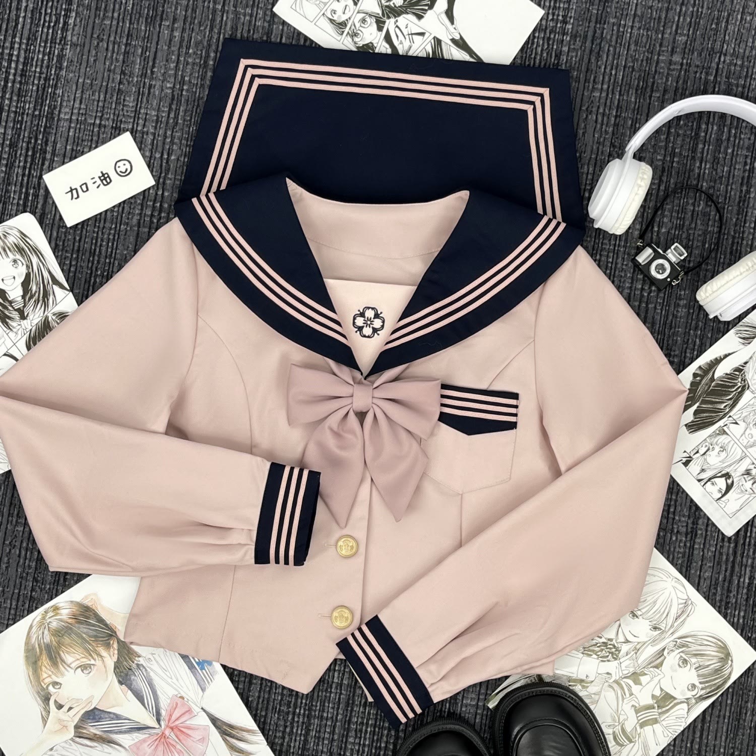 Zweiteiliges Set einer rosa JK -Matrosenuniform - image 4