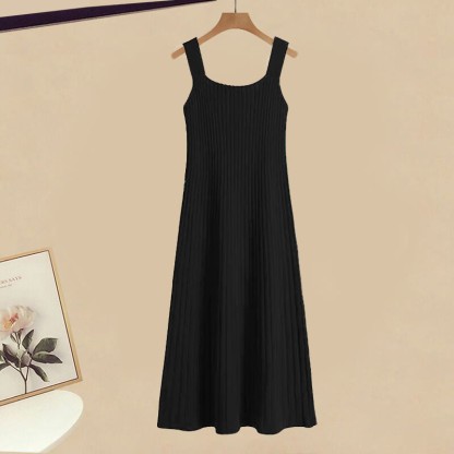 Zweiteiliges Set aus Strickpullover und Unterkleid in Farben - image 7