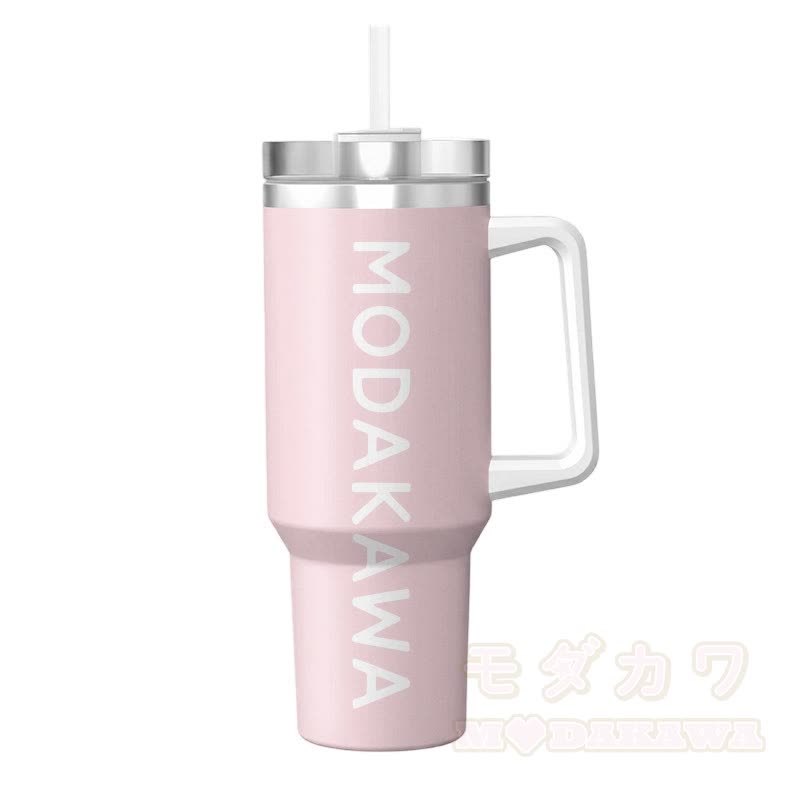 Modakawa Edelstahlbecher in Pastellfarben, 40 oz (ca. 1,2 l) - 4 - 40 oz / 1200 ml - image 12