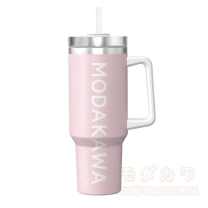 Modakawa Edelstahlbecher in Pastellfarben, 40 oz (ca. 1,2 l) - 4 - 40 oz / 1200 ml - image 12