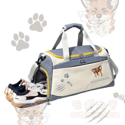 MODAKAWA X atka Fox Smoking Graphic Sporttasche mit großem Fassungsvermögen - Blau - 55 x 28 x 26 cm - image 4