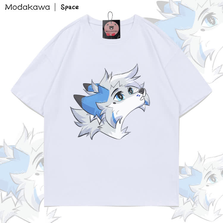 MODAKAWA X Space Barker Looking Up Grafik T-Shirt aus 100 % Baumwolle - White - 5XL - image 4