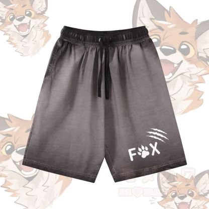 FOX Graphic Modakawa Shorts aus 100 % Baumwolle mit Farbverlauf im Vintage-Waschungs-Look - Grau - 5XL - image 3