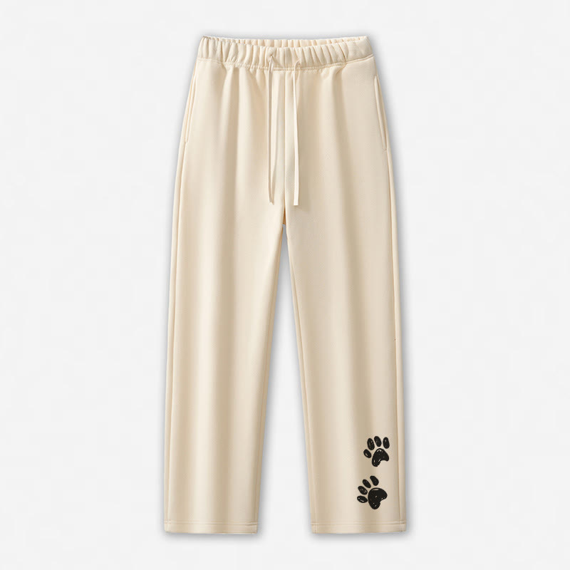 Freizeithose mit Pfotenabdruck - Apricot - 5XL - image 4
