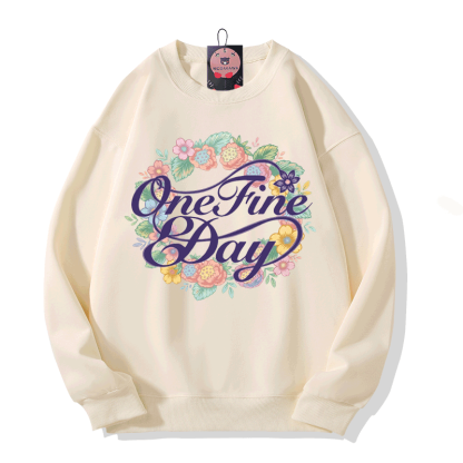 ONE FINE DAY Modakawa Sweatshirt mit Blumenmotiv - Beige - 5XL - image 5