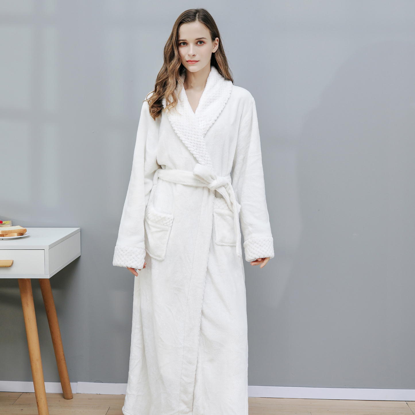 Ladies Flannel Bathrobes