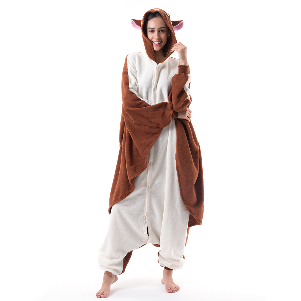 Flying Squirrel Onesie Pajamas