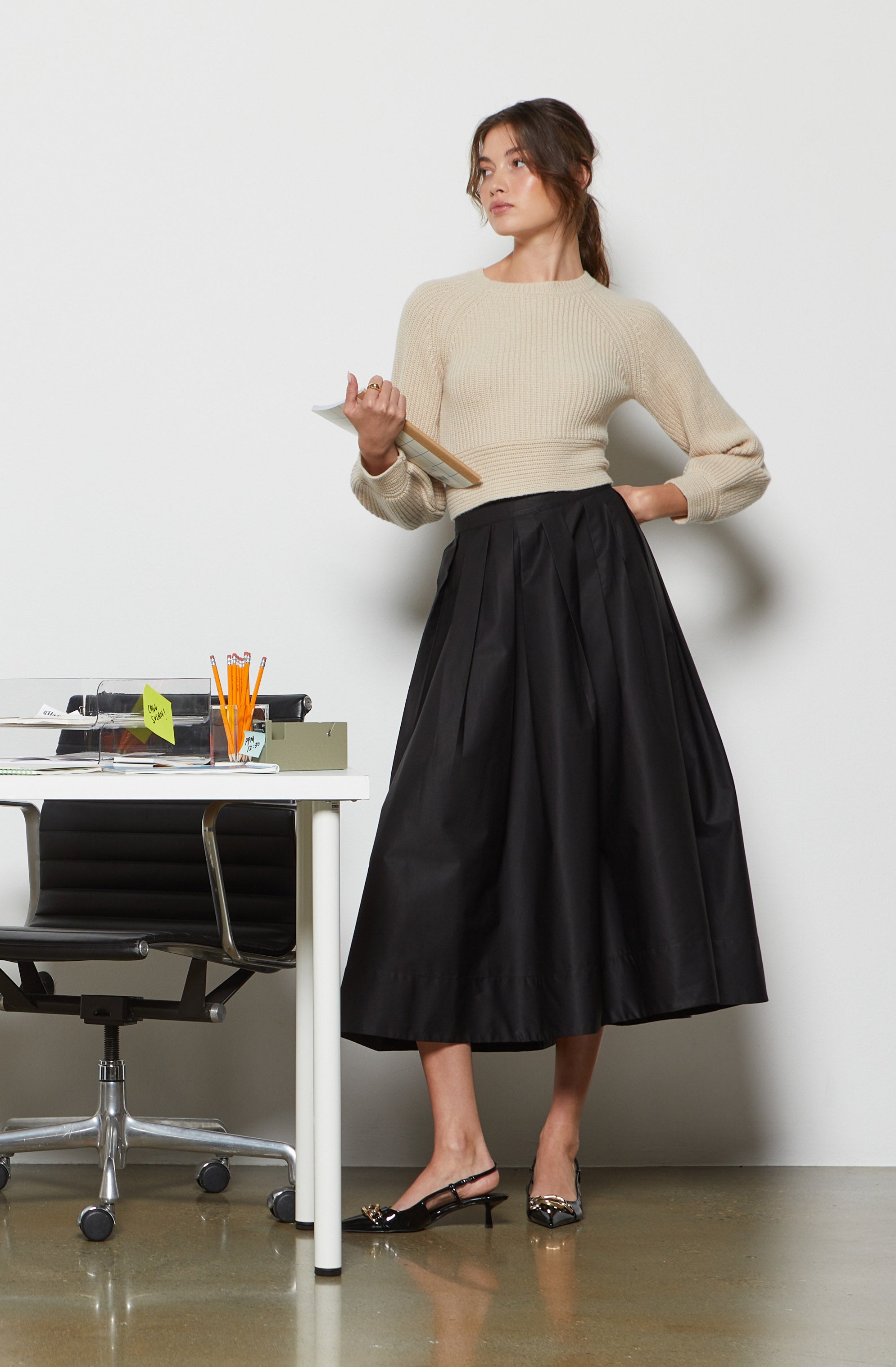 Catarina Full Midi Skirt-Aljck