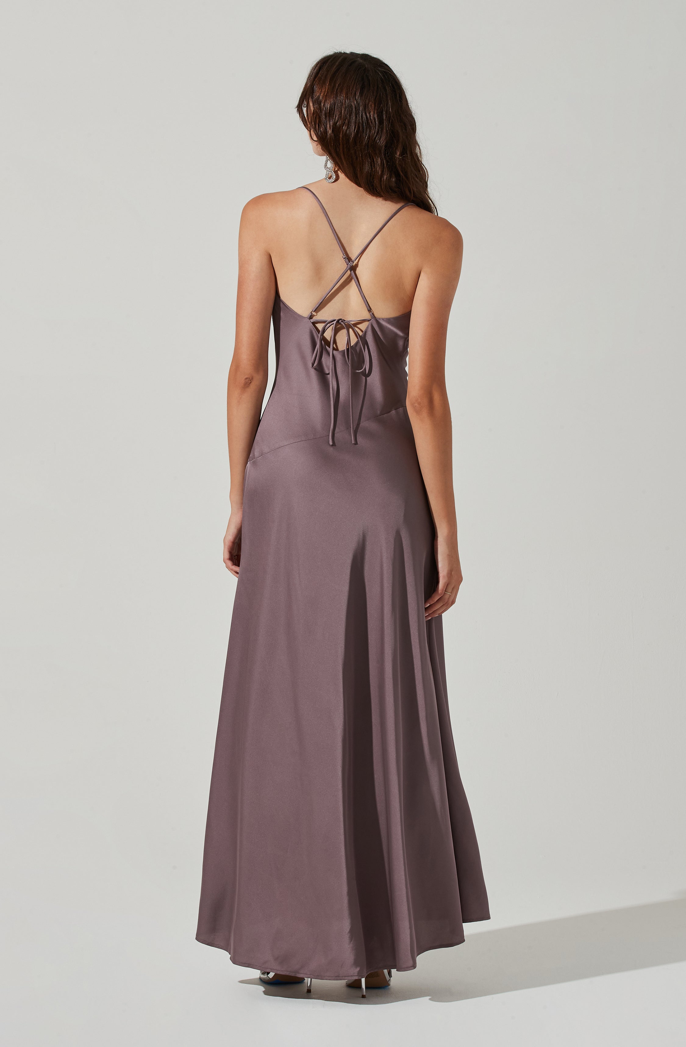 Palisades Cowl Neck Maxi Dress-Aljck