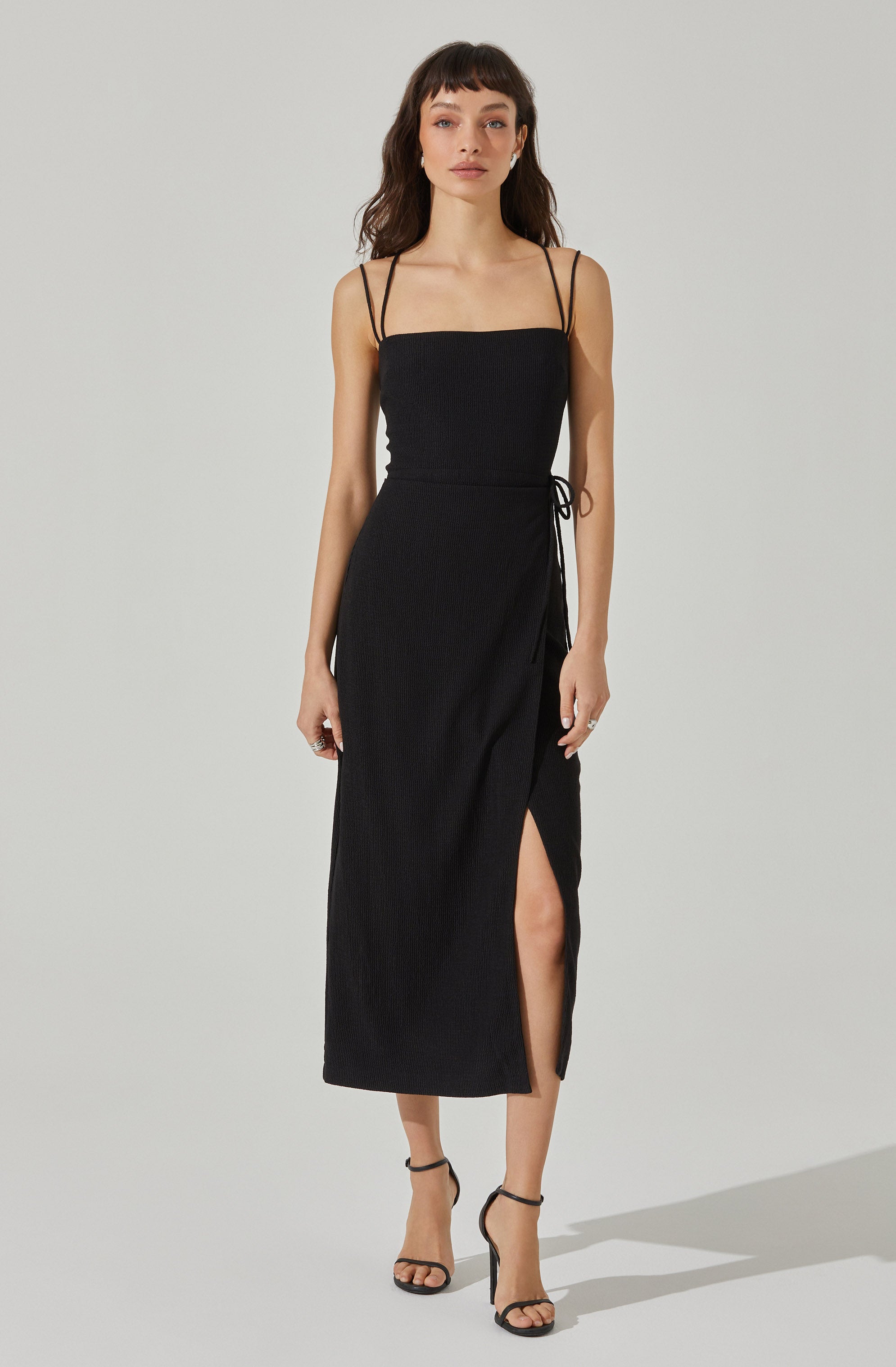 Brinda Wrap Midi Dress-Aljck
