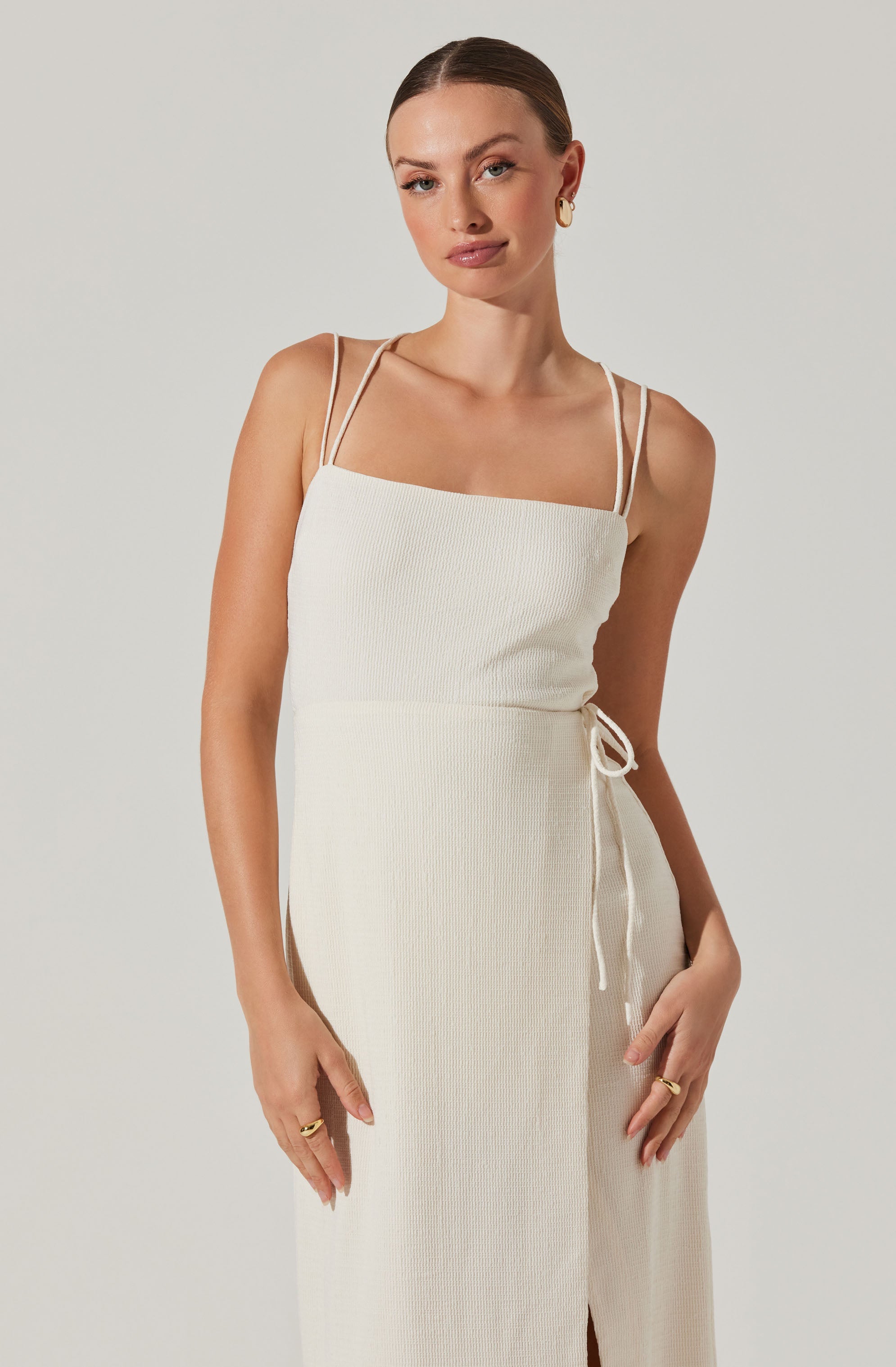 Brinda Wrap Midi Dress-Aljck