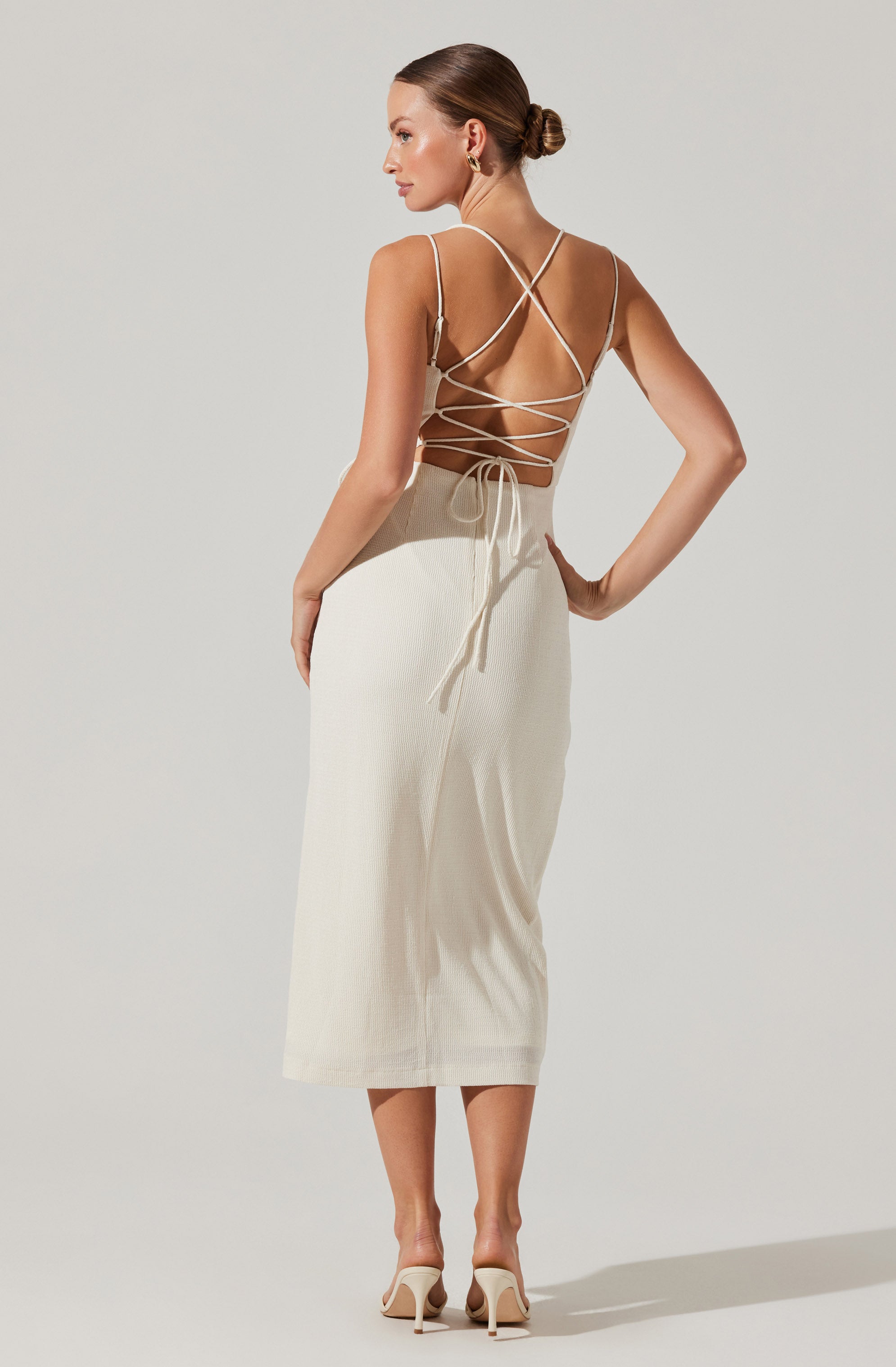 Brinda Wrap Midi Dress-Aljck