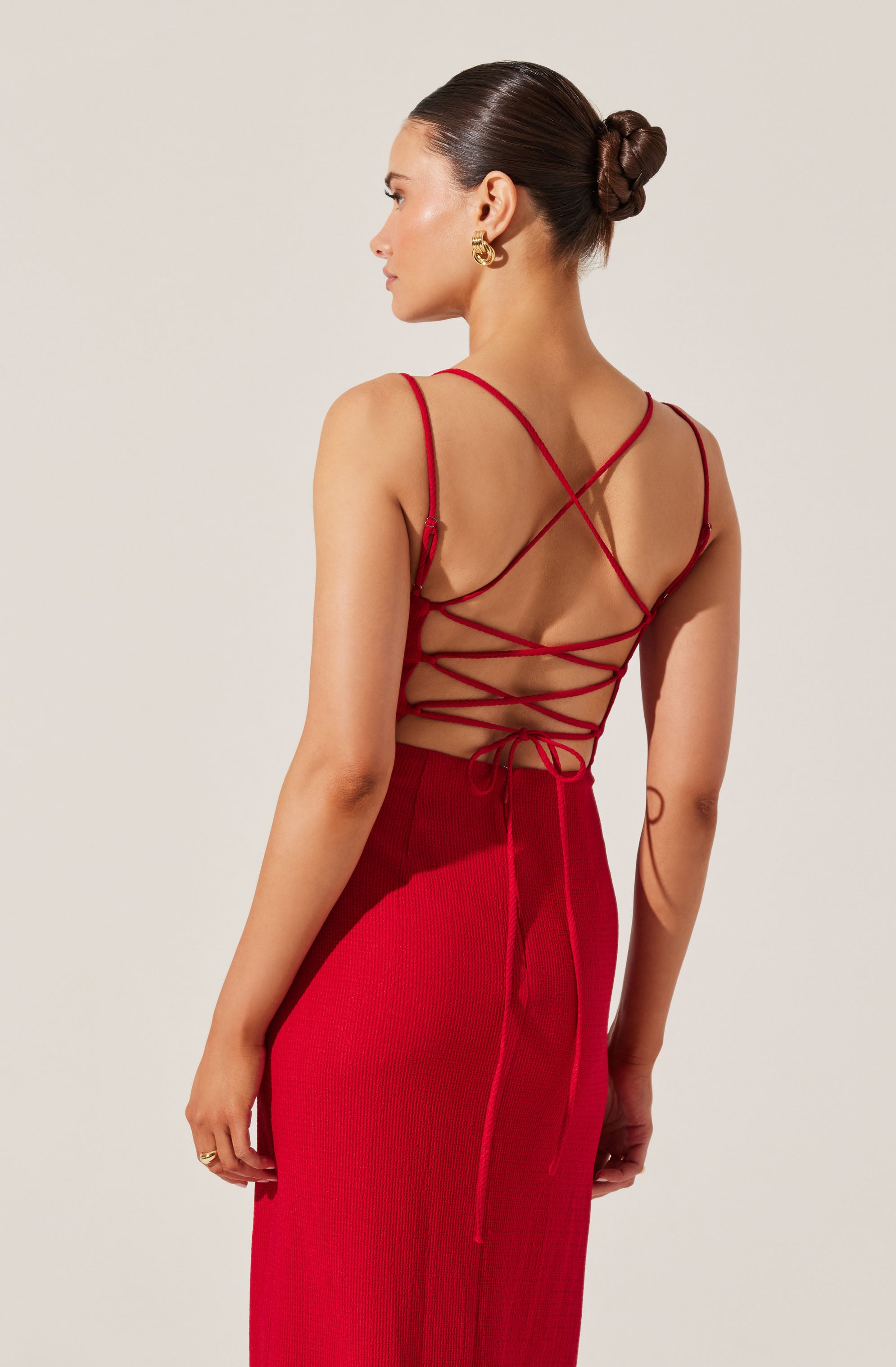 Brinda Wrap Midi Dress-Aljck