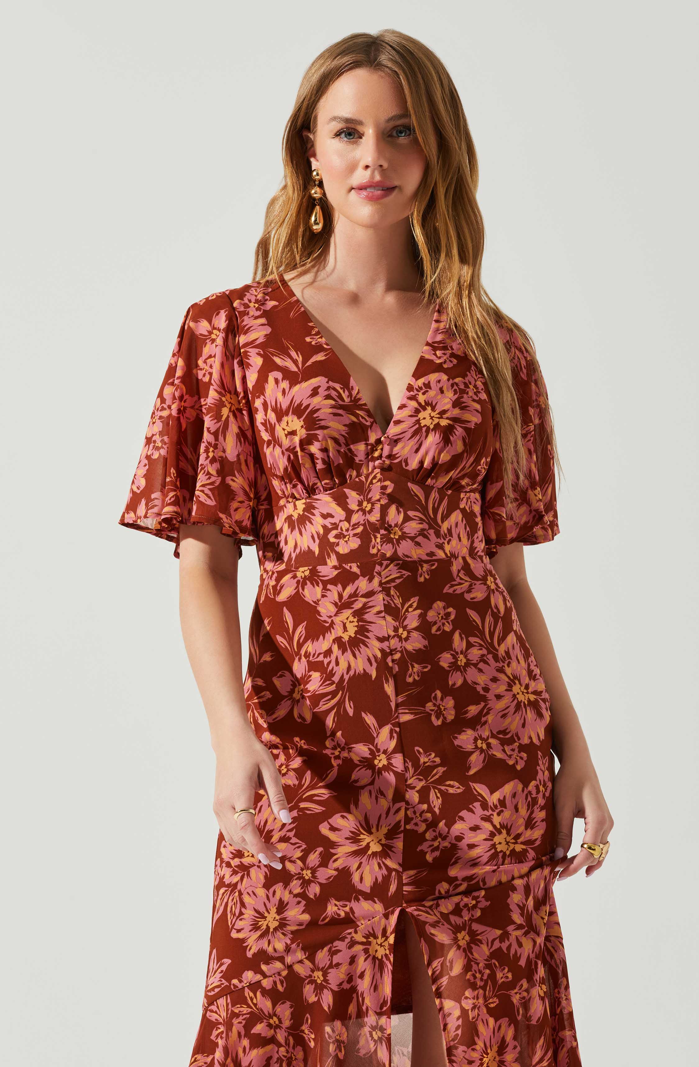 Kenzie Floral Maxi Dress-Aljck