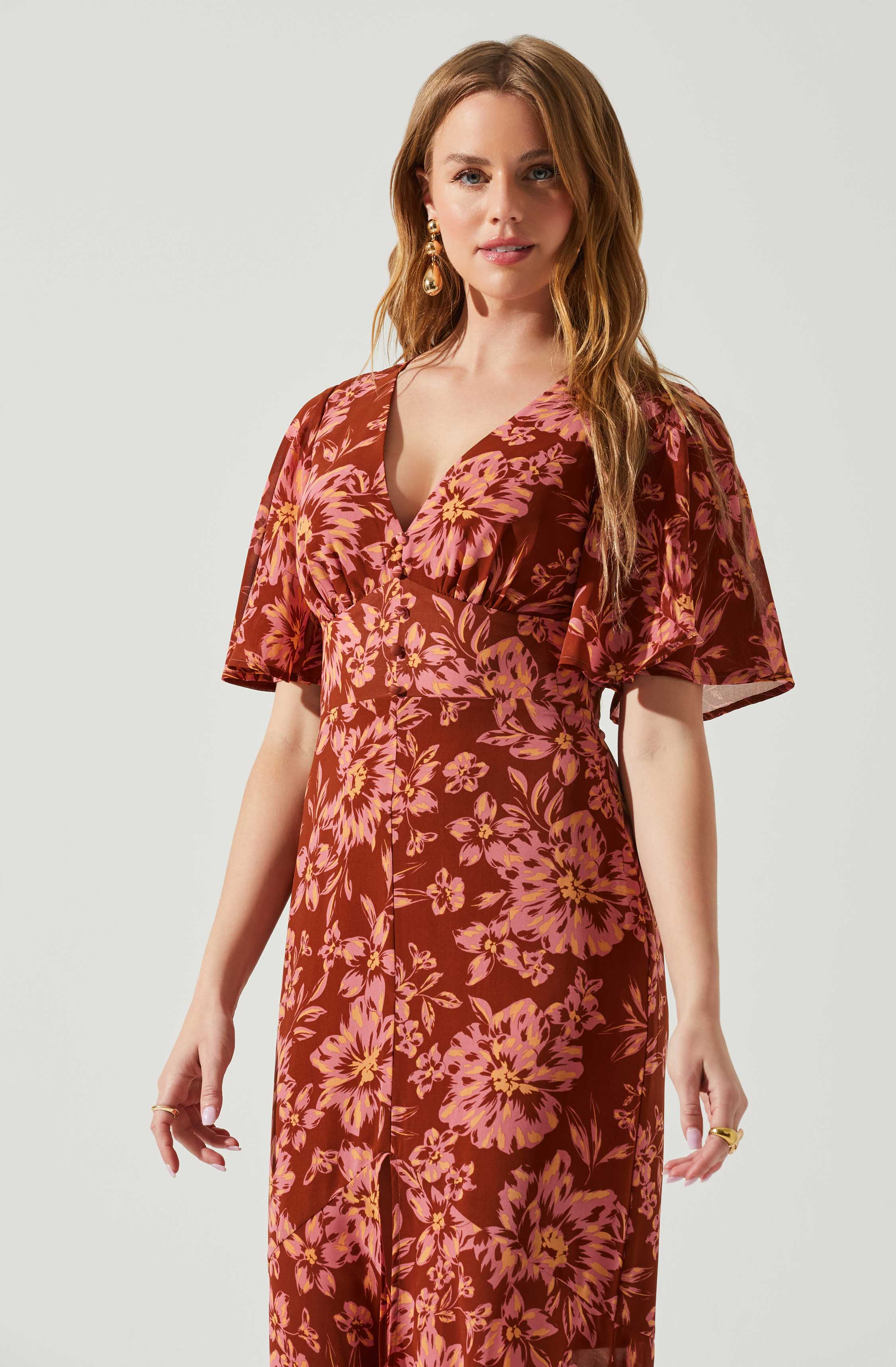 Kenzie Floral Maxi Dress-Aljck