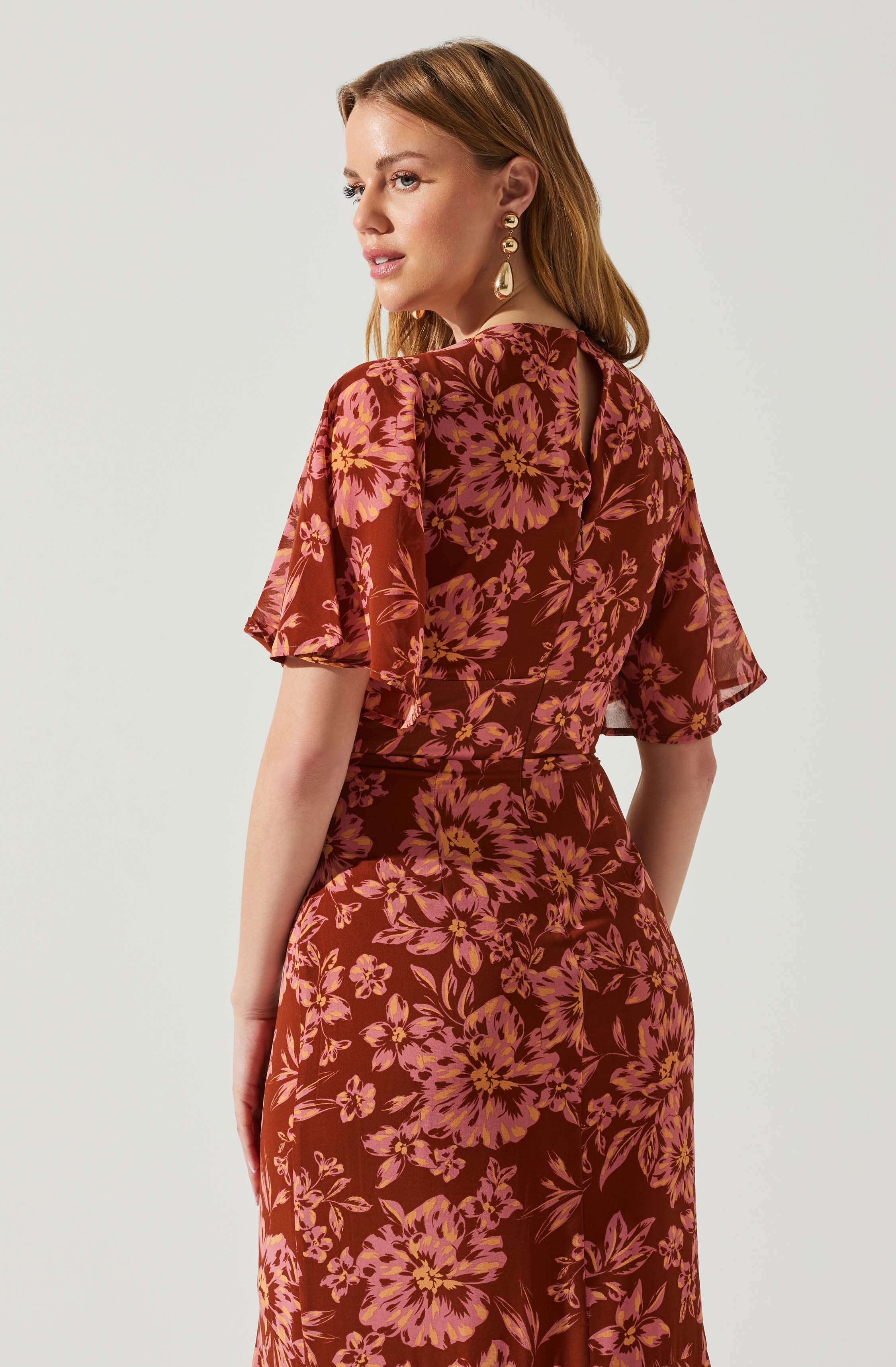 Kenzie Floral Maxi Dress-Aljck