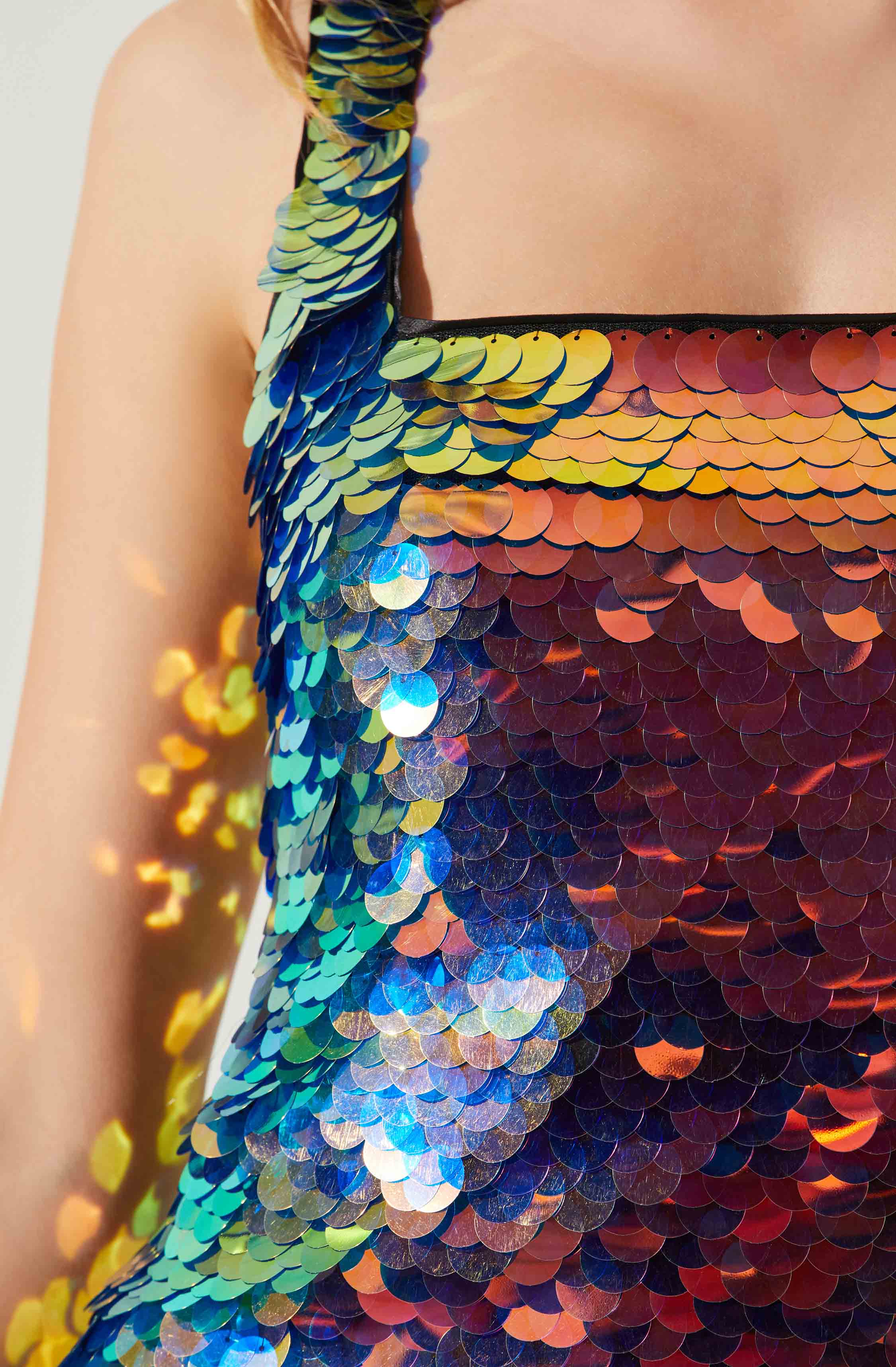 Sima Sequin Mini Dress-Aljck