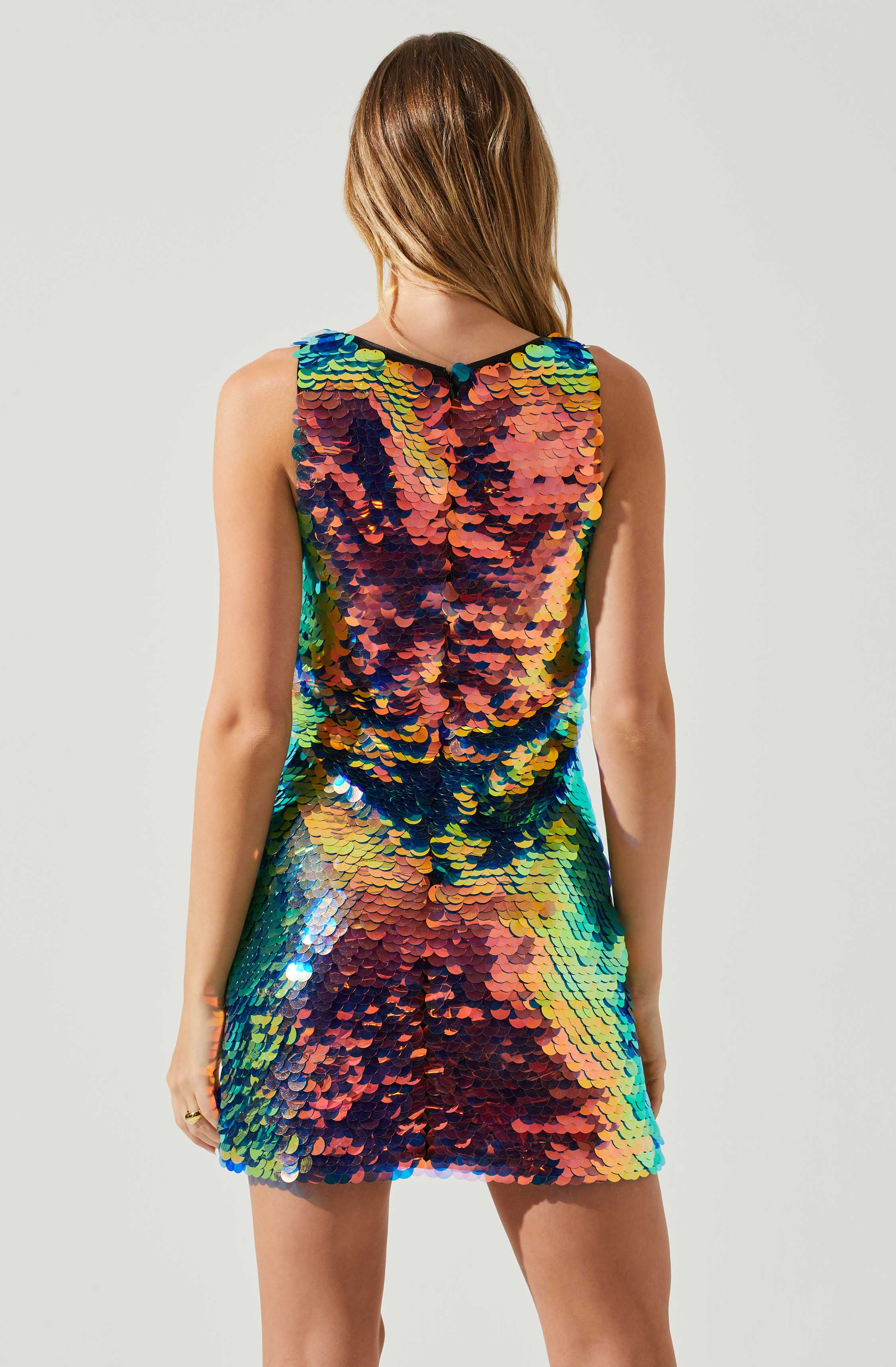 Sima Sequin Mini Dress-Aljck