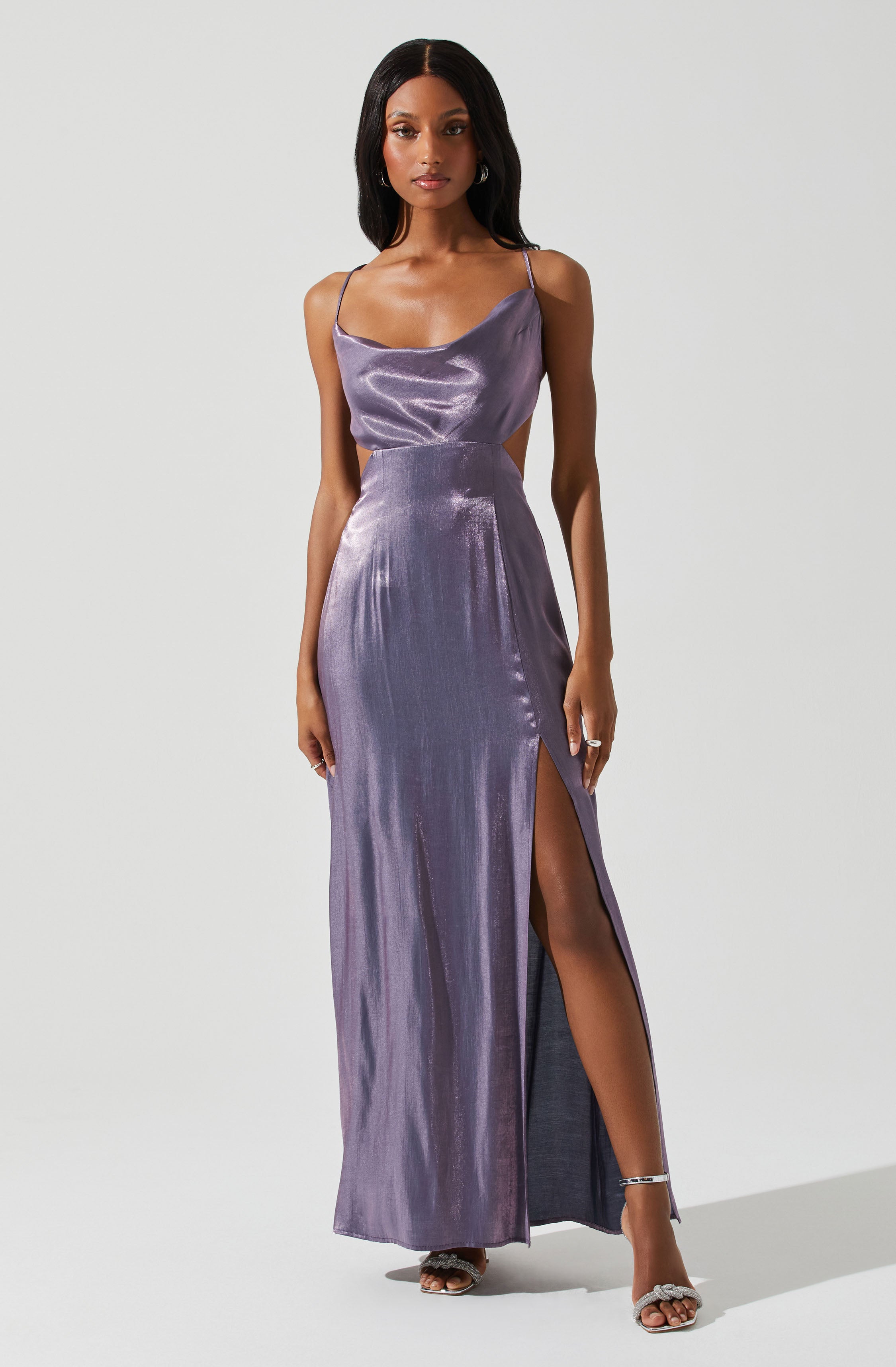 Shivani Open Back Maxi Dress-Aljck