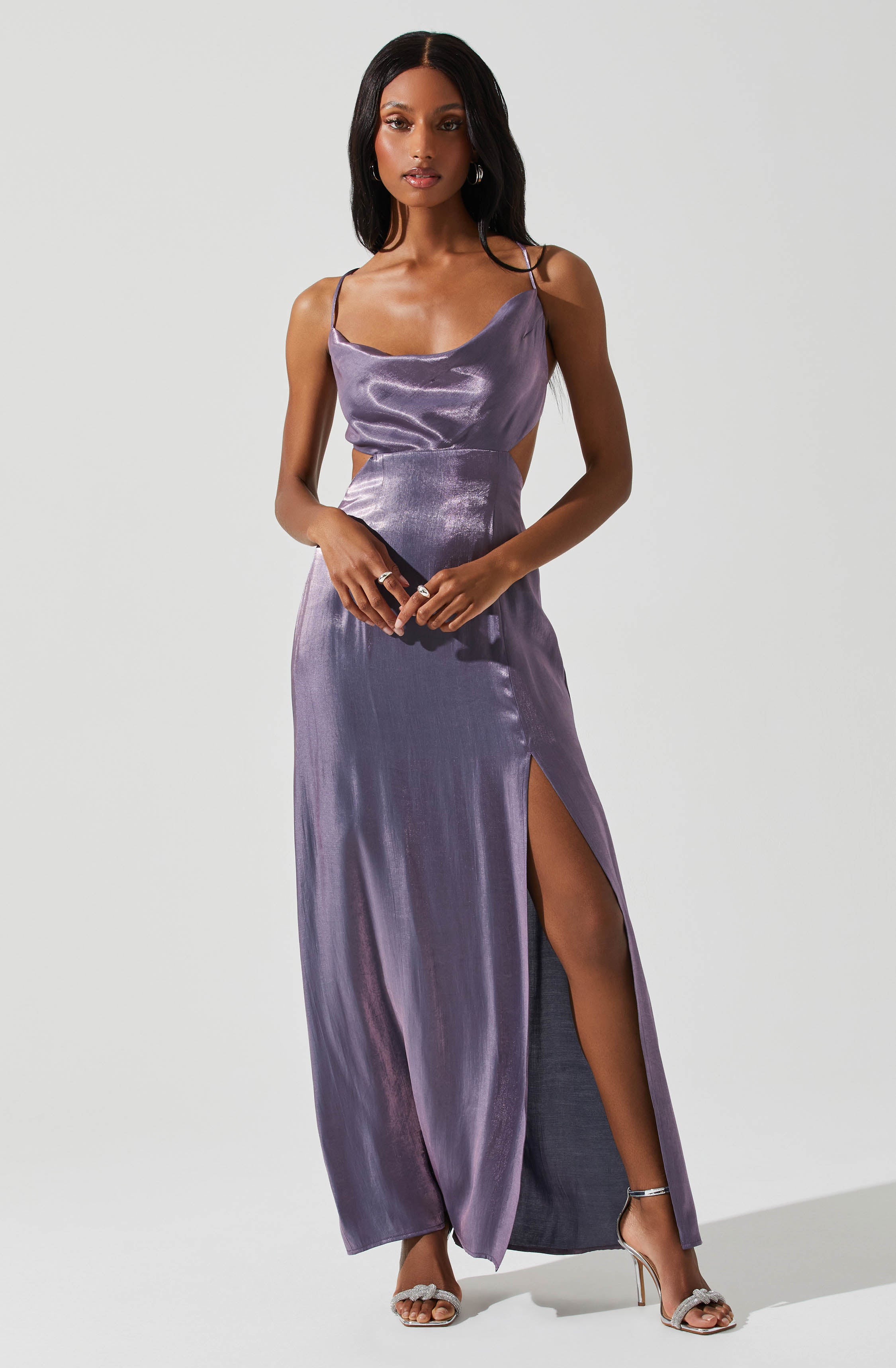 Shivani Open Back Maxi Dress-Aljck