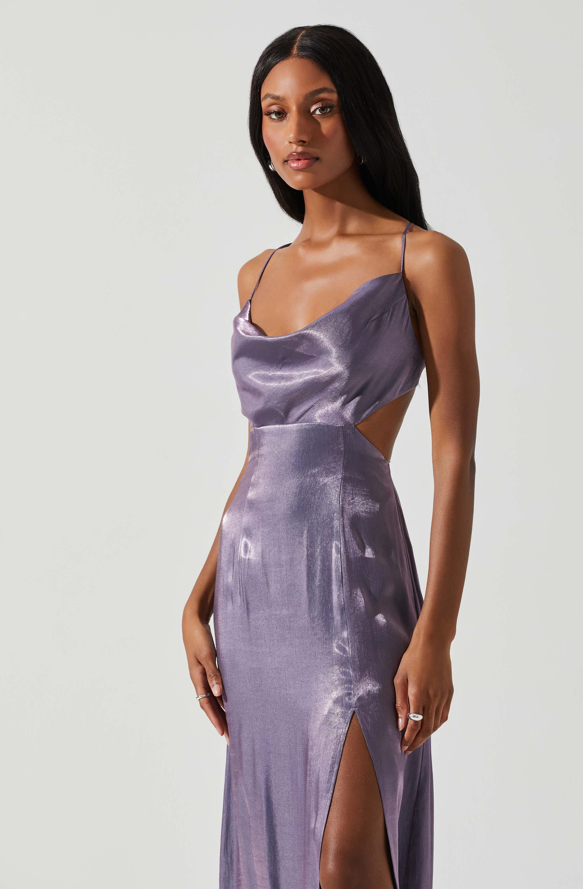 Shivani Open Back Maxi Dress-Aljck