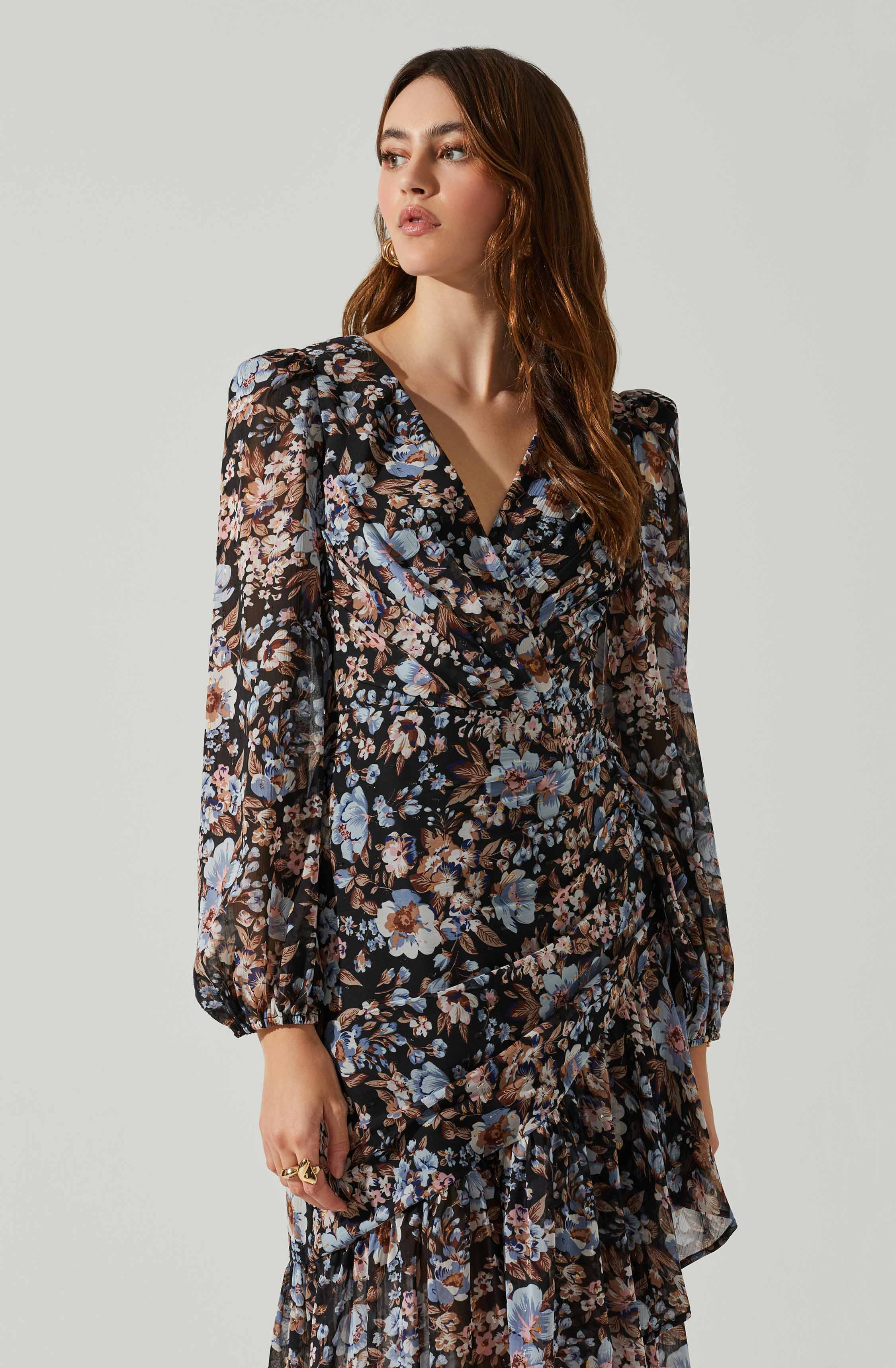 Nalani Wrap Front Hi-Lo Dress-Aljck