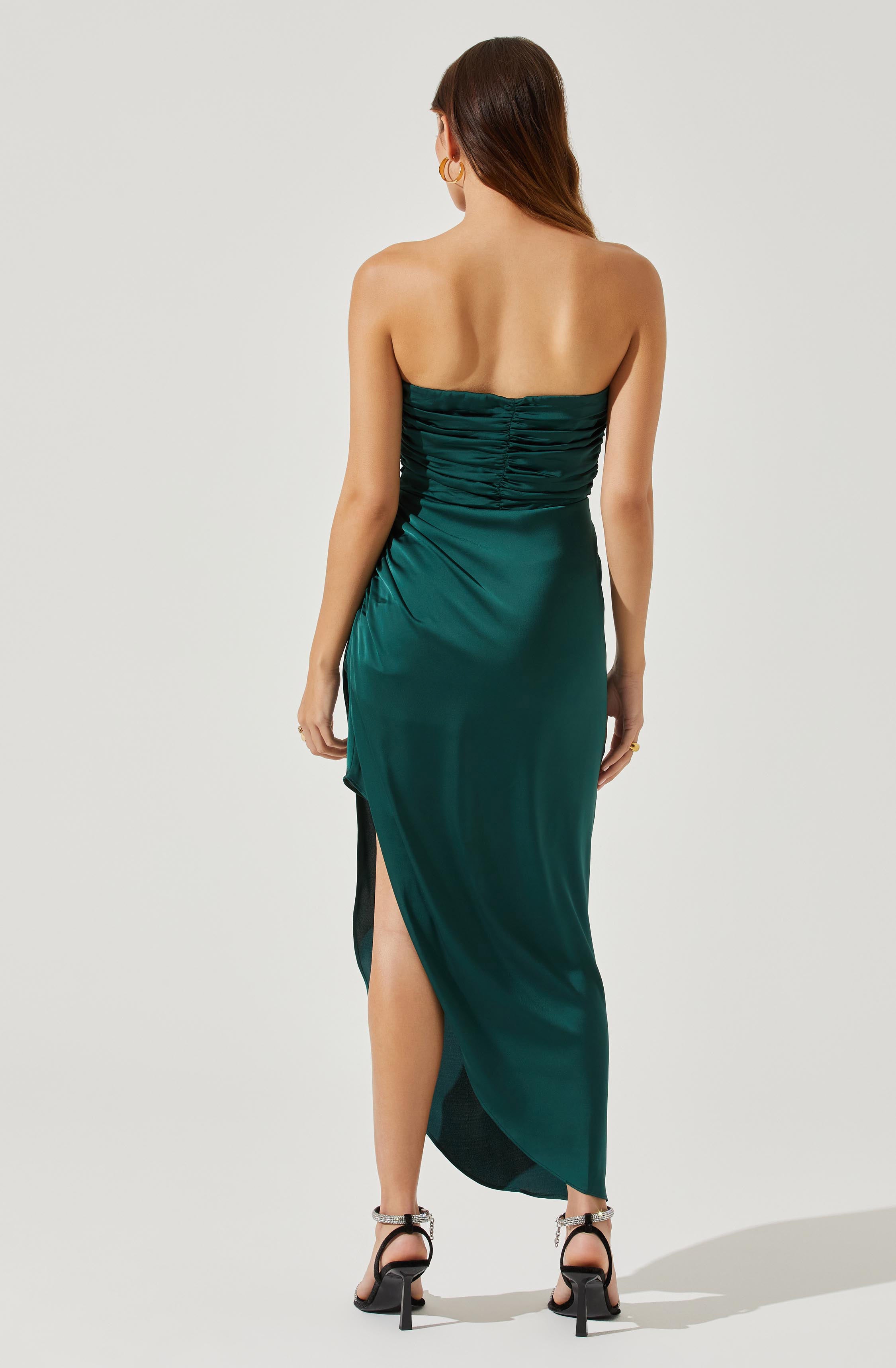 Hallie Strapless Maxi Dress-Aljck