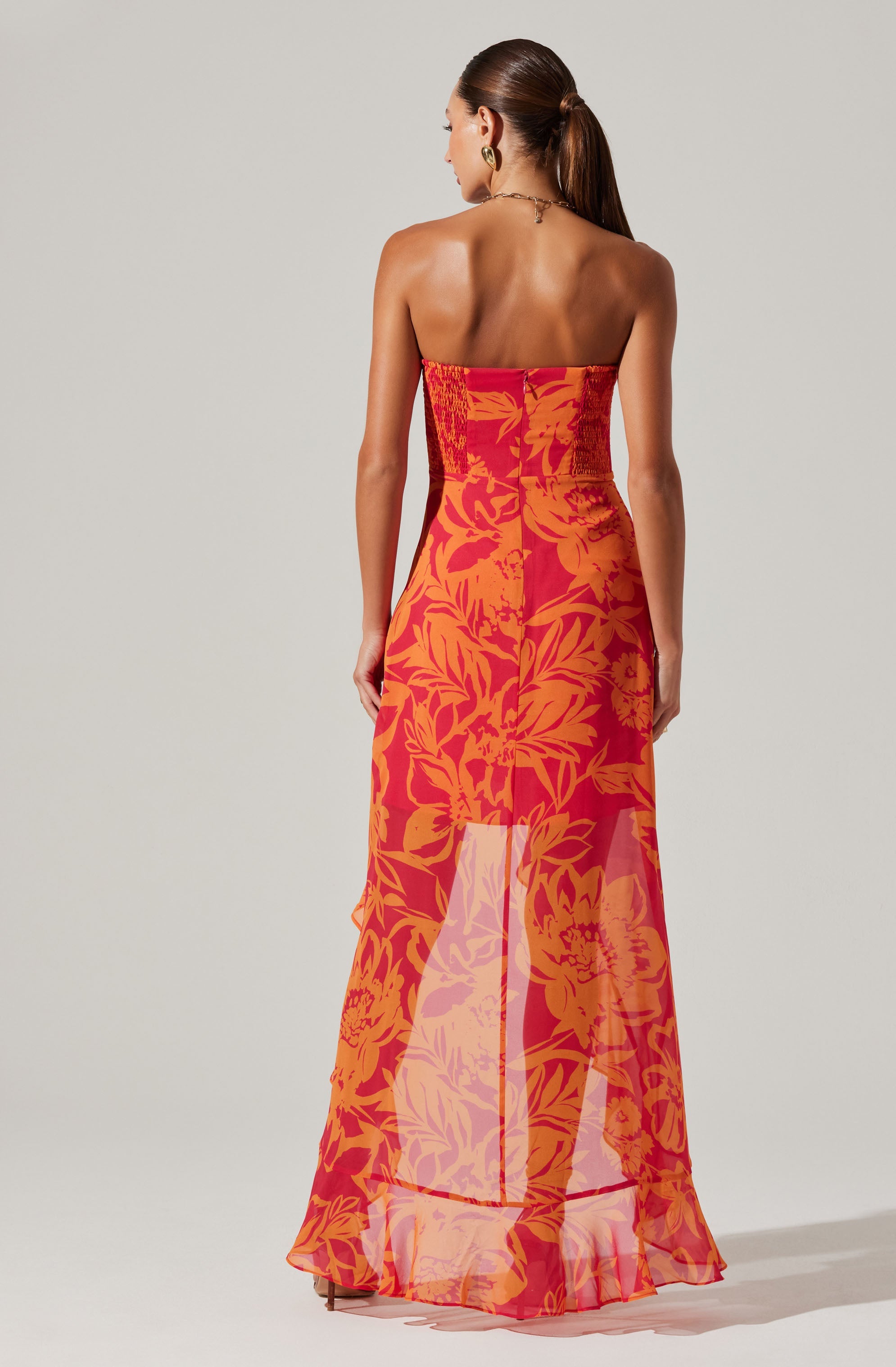 Anyssa Strapless Maxi Dress-Aljck