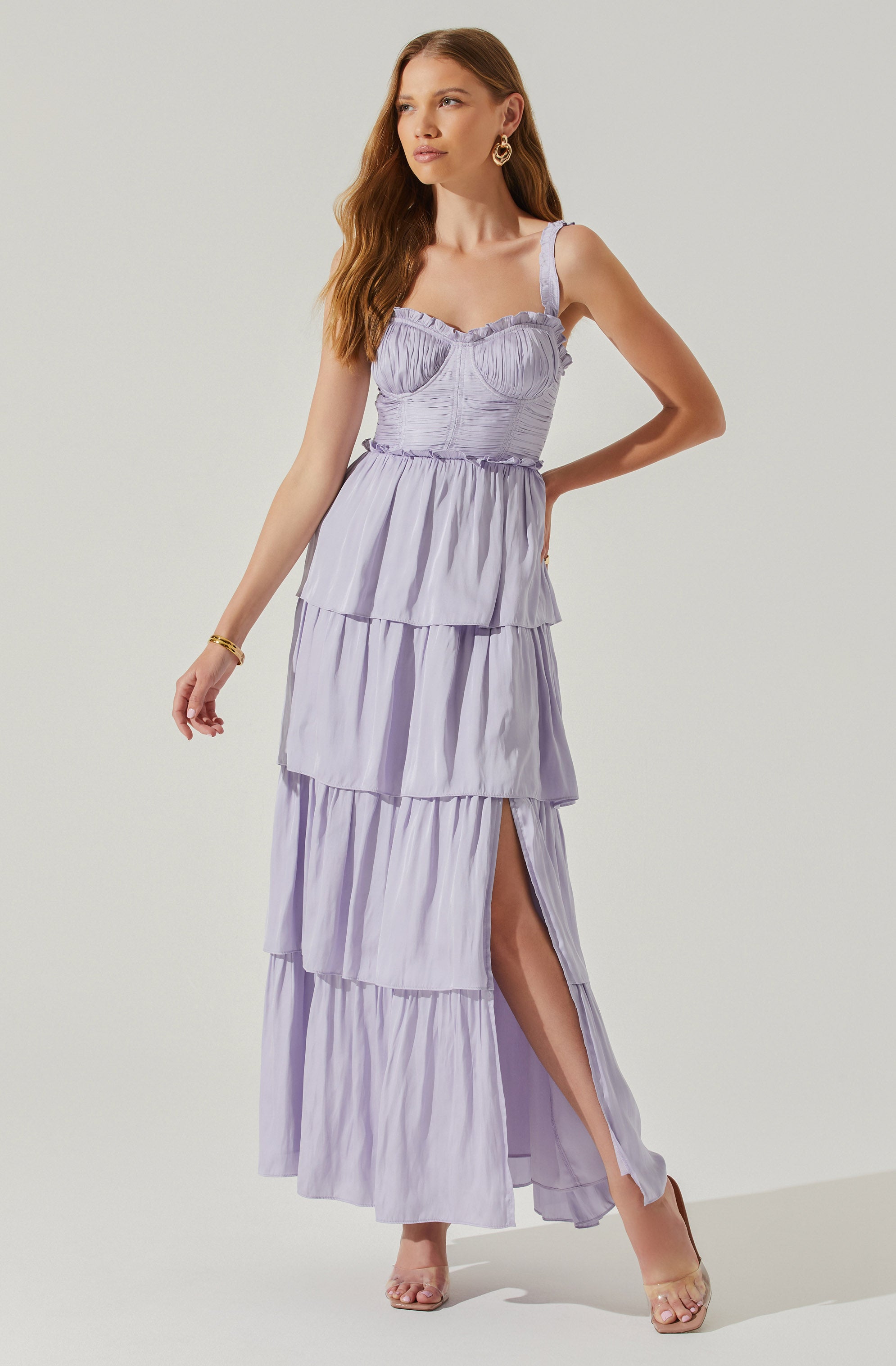 Tempany Tiered Maxi Dress-Aljck