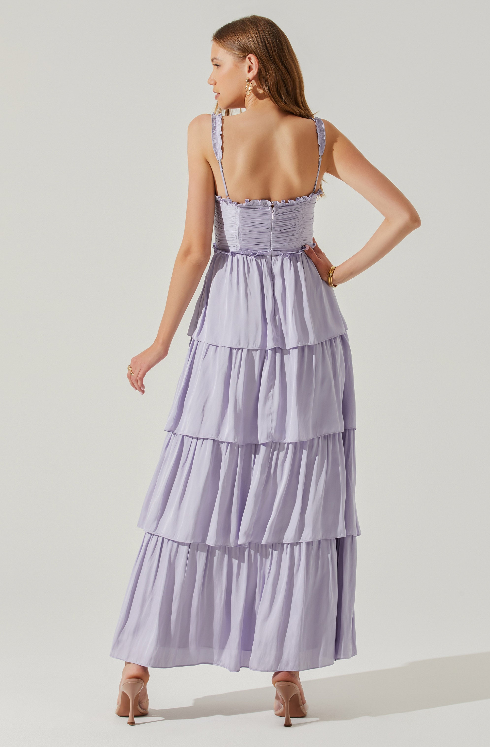 Tempany Tiered Maxi Dress-Aljck