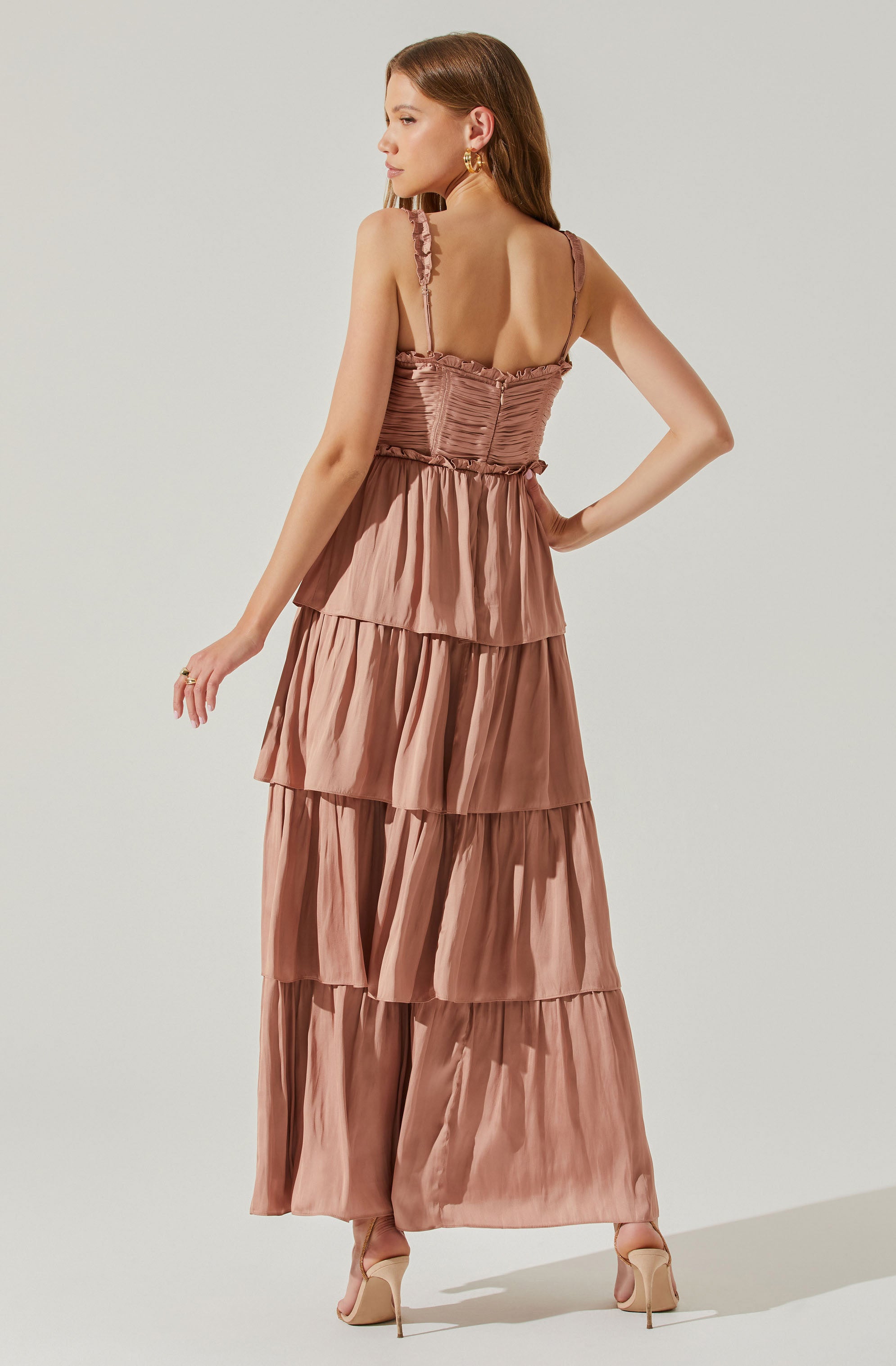 Tempany Tiered Maxi Dress-Aljck