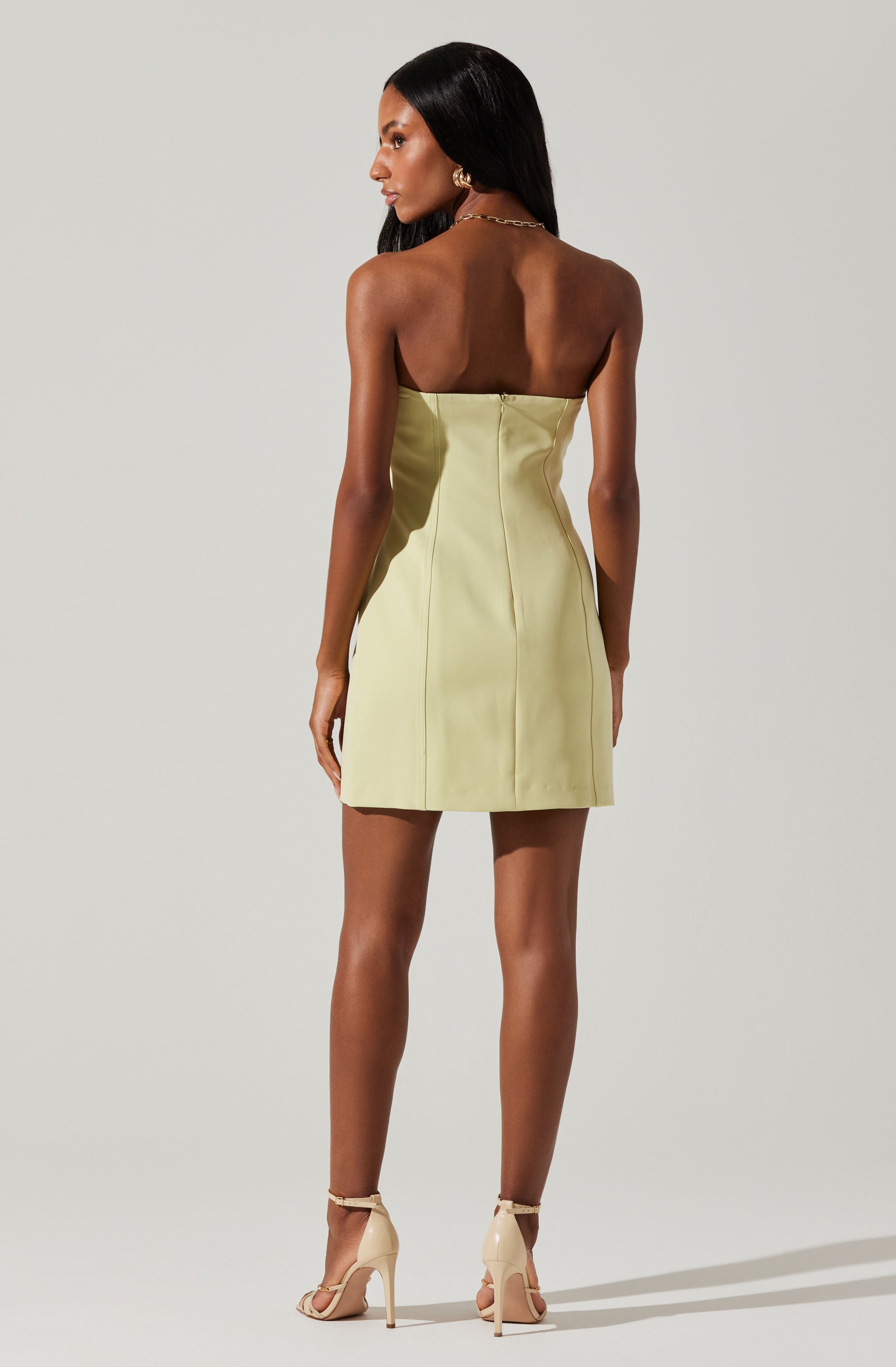 Mekhi Strapless Mini Dress-Aljck
