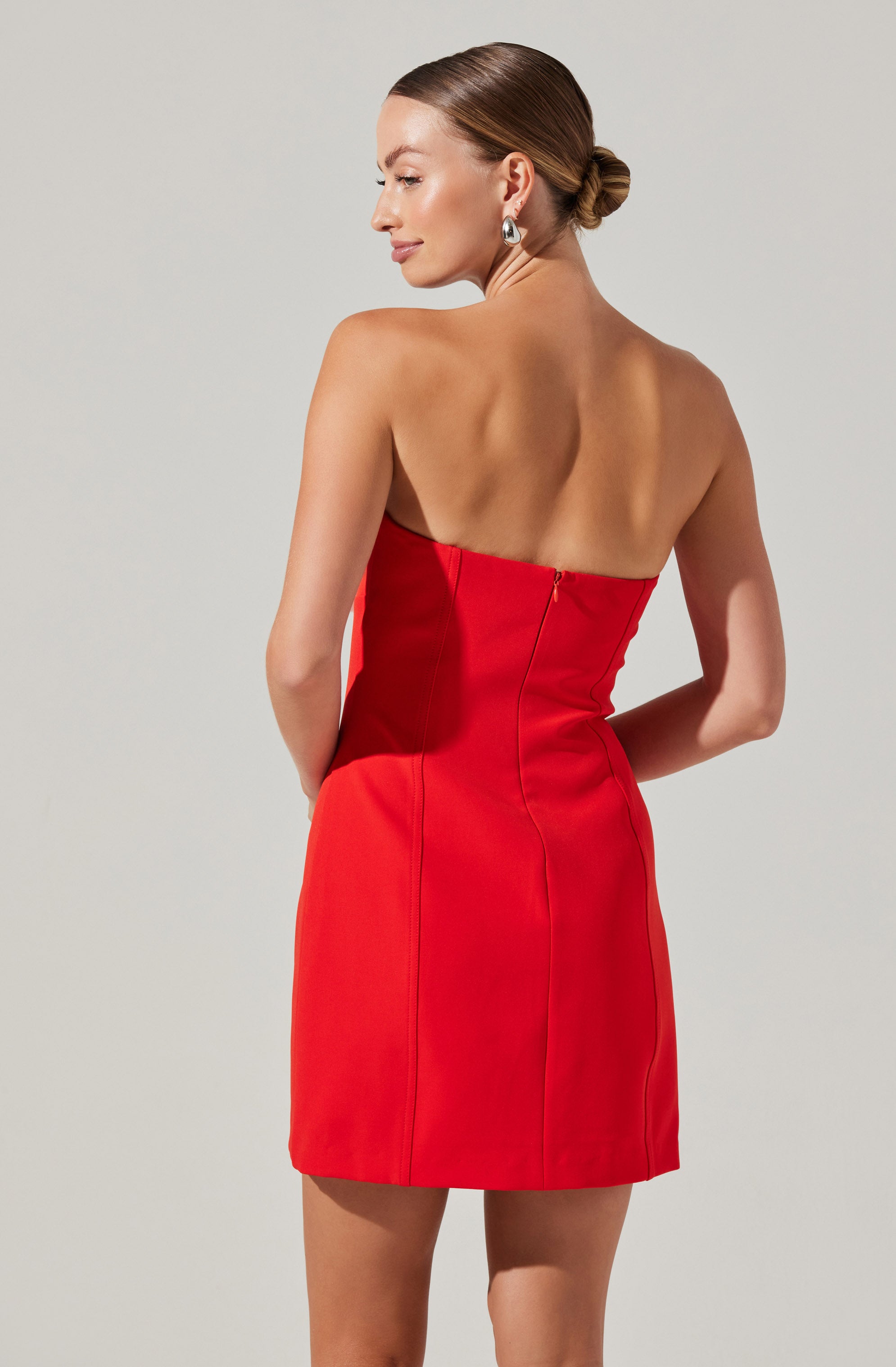 Mekhi Strapless Mini Dress-Aljck