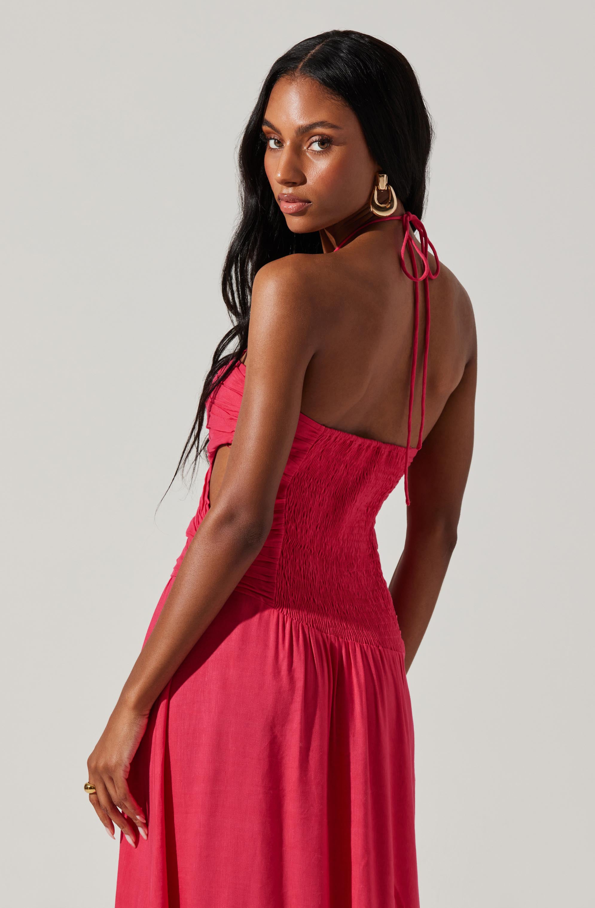 Linnea Halter Maxi dress-Aljck